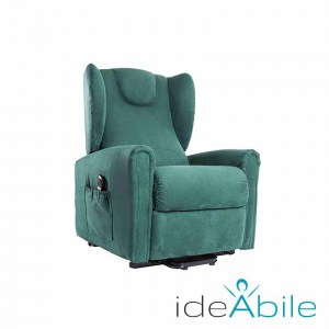 Poltrona elettrica 2 motori Lady Bergere 57470004-2M: colore verde